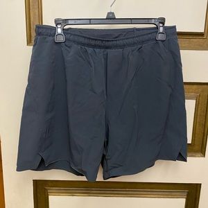 Grey Lululemon yoga shorts